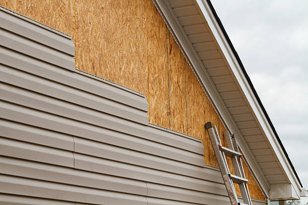 Professional Storm Damage Siding Repair technician working in Delta, OH